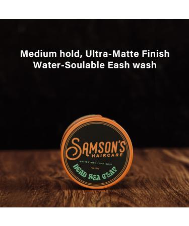 Dead Sea Clay Hair Mask by SAMSON'S HAIRCARE - Apricot - 4 Oz - Buy Online on GoSupps.com