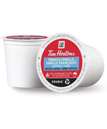 Tim Hortons French Vanilla Flavoured Coffee RSingle Serve Keurig K-Cup Pods Medium Roast 72 Count - Buy Online on GoSupps.com