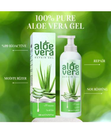 S NA Aloe Vera Gel - Natural Moisturizing Repair Gel for Face Skin & Hair | Shop Internationally - Buy Online on GoSupps.com