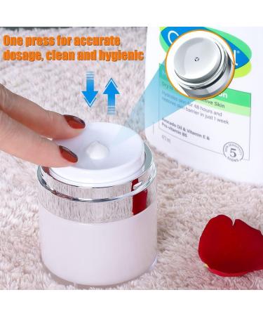 Xptieeck 1.7 Oz Airless Moisturizer Cosmetic Container with Pump New Empty Airless Travel Lotion Container - Buy Online on GoSupps.com