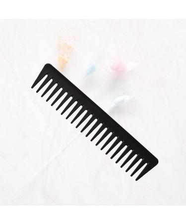 Professional Carbon Fibre Wide Tooth Comb - Anti-Static Detangler for Long and Curly Hair | Heat Resistant Black Comb - Buy Online on GoSupps.com
