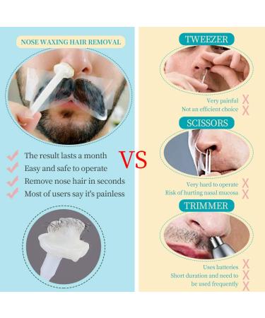 Oakeer 200g Nose Wax - Professional Painless Hair Removal for Men & Women - Safe & Effective Home Waxing Kit - 14 Piece Set - Buy Online on GoSupps.com