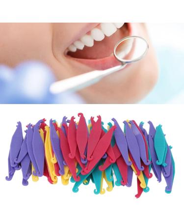 100Pcs Dental Elastic Rubber Elastic Rubber Bandsplacers Dental Rubber Bands Placers Corrosion Resistant Practical for Orthodontics Braces - Buy Online on GoSupps.com