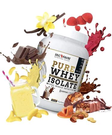 Pure Whey 100% ISOLATE Pure Whey Isolate Premium Natural Protein Strong Assimilation Muscle Development Bodybuilding Fitness French Laboratory Eric Favre Vanilla 750 g - Buy Online on GoSupps.com
