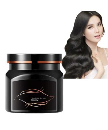 zzqclp Caviar Essence Hair Mask, Caviar Repairing Hydrating Hair Mask, Caviar Vapor Free Hair Mask, Repairing Conditioner for Dry and Frizzy Hair