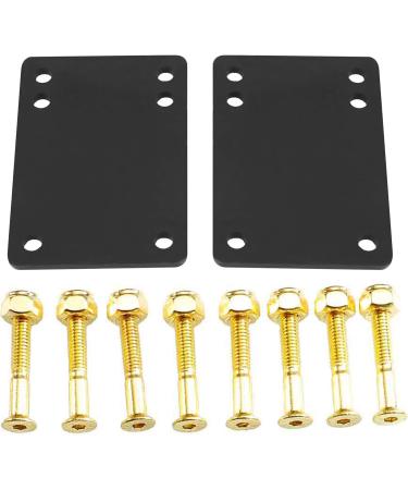 Vanpro Trucks 1/8 Rubber Skateboard Risers | Prevent Wheelbite, Reduce Vibrations | 4MM Thick (Snow Black) with Screws - Buy Online on GoSupps.com
