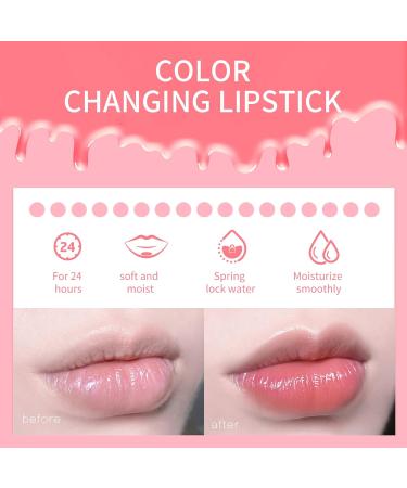 Crystal Flower Jelly Lipstick Crystal Color Changing Magic Lipstick Magic Temperature Color Changing Lip Gloss Moisturizing Flower Lipstick - Buy Online on GoSupps.com
