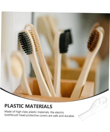 Bcoath 8-Piece Reusable Toothbrush Cover Caps | Electric & Manual Toothbrush Dust Protection | Durable Plastic Toothbrush Heads Protection - Buy Online on GoSupps.com