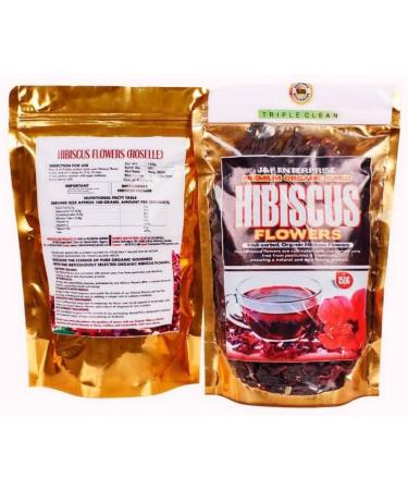 100% Organic Hibiscus Flowers Well-sorted Sun-dried 100% Organic Hibiscus Flowers. Our Hibiscus Flowers are Cultivated With the Utmost Care Free From Pesticides and Chemicals Ensuring a Natural and Wholesome Product 150g. - Buy Online on GoSupps.com