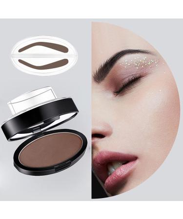 GL-Turelifes Eyebrow Stamp Powder - Professional and Beginner Makeup Tool for Perfect Natural Brow Shape (4 Black Gray) - Buy Online on GoSupps.com