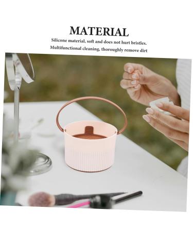 Beavorty Scrub Artifact Rinsing Bowl - Ultimate Brush Cleaner for Makeup | 11.5x11.5x7.7CM Coffee - Essential Cosmetic Cleaning Tool for Flawless Beauty - Buy Online on GoSupps.com