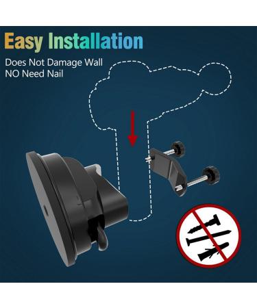 Wall-Attached Massage Gun Holder with Strong Suction Cups | Relieve Tiredness & Promote Relaxation | Easy Installation & Versatile Design - Buy Online on GoSupps.com