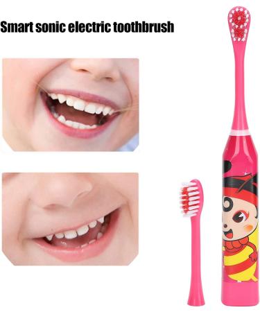 Children's Electric Toothbrush - Cartoon Pattern Oral Care for Kids 3+ (Red) - Buy Online on GoSupps.com