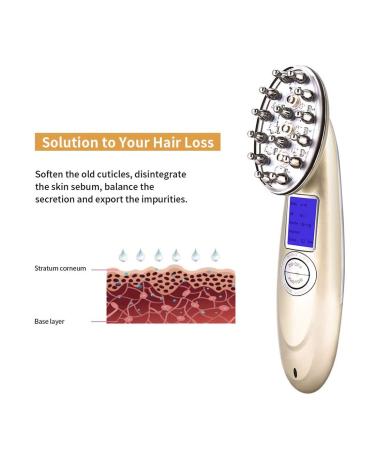 Qwaszx Hair Care Instrument - USB Electric Growth Comb for Anti-Hair Loss Scalp Health & Hair Thickening - Buy Online on GoSupps.com