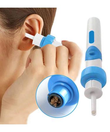 AdwoA Earwax Removal Kit Ear Cleaner Portable Automatic Electric Vacuum Ear Wax Safe and Comfortable Ear Vacuum Cleaner Easy Earwax Remover Soft Prevent Ear-Pick Clean Tools Set for Adults and Kids