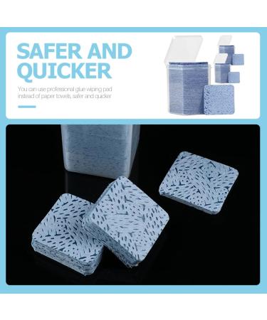 MAGICLULU 12 Boxes Glue Bottle Mouth Wipe Nail Polishes Cleaning Pads Gel Nail Polish Cleaning Pads Make-up Remover Wipes Non Woven Fabric Wipes Prolong Lash Lashes Extend Eyelash Cotton - Buy Online on GoSupps.com