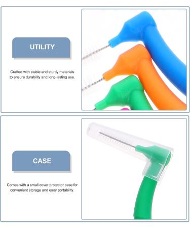 Healvian 50pcs Interdental Brushes - Deep Cleaning Toothbrush for Wider Spaces - Advanced Dental Floss for Healthy Teeth - Buy Online on GoSupps.com