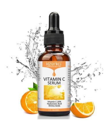 Vitamin C Serum for Face - Anti-Aging & Hydrating with Hyaluronic Acid | All Skin Types | 1 Fl Oz - Buy Online on GoSupps.com
