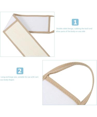 NOLITOY Egyptian Loofah Back Scrubber - Natural Exfoliating Luffa Shower Scrubber in Blue | Perfect for Smooth Skin Care - Buy Online on GoSupps.com