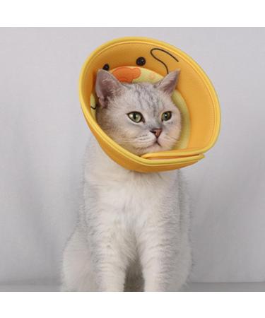 Cone for Cats Soft Pet Cones for Cats with Cute Animal Pattern | Cat Donut for Kittens Cats and Dogs to Prevent Biting and Stop Licking Wound Dyog Cute Pet Duck S - Buy Online on GoSupps.com
