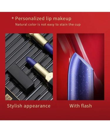Buy 2Pcs Color Changing Blue Rose Lipstick Set - Magic Mood Jelly Lip Balm Vitamin E PH Reactive Pink Tint - Buy Online on GoSupps.com