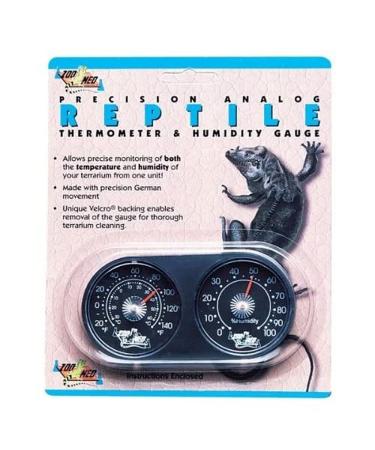 Zoo Med TH-22 Analogue Thermometer and Humidity Gauge 1