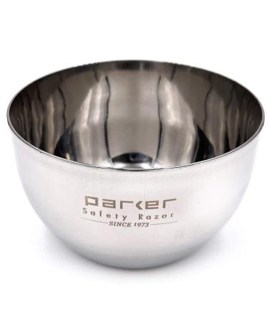 Parker Safety Razor, Deluxe Unbreakable Stainless Steel Shaving Bowl  for use with your favorite Shave Soap or Lathering Shaving Cream - Buy Online on GoSupps.com