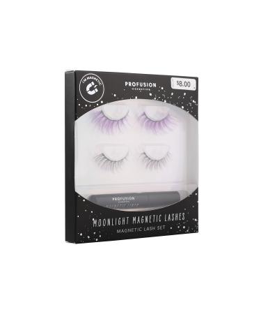 Profusion Cosmetics Star Child Moonlight Magnetic Lashes & Eyeliner Set - Quick Dry Glamour for All (Black & Purple) | International Shipping - Buy Online on GoSupps.com