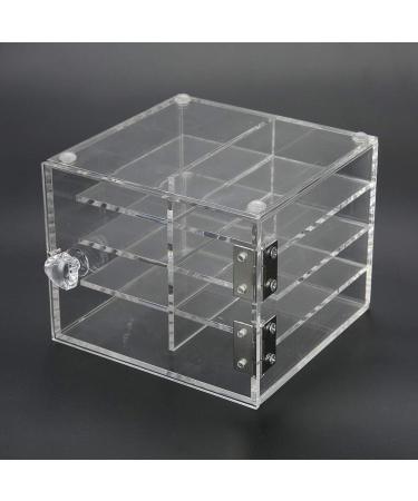 Eyelash Storage Box Eyelashes Extension Supply Transparent Acrylic Makeup Cosmetic Case 8 Layers False Eyelashes Extension Makeup Box - Buy Online on GoSupps.com