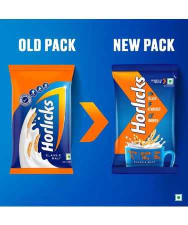 Horlicks Classic Malt Standard 450 gm Pouch - Buy Online on GoSupps.com
