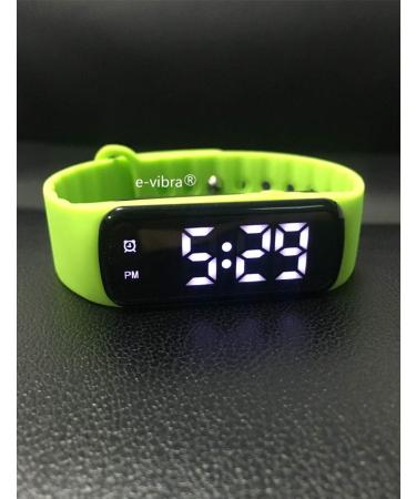 E-Vibra Premium Pot Training Watch | Vibration Alarm & 10 Daily Alarms | Medical Memory Clock in Light Green (Small) - Shop Now! - Buy Online on GoSupps.com