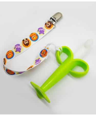 Kgduyc Baby Pacifier Chain Clips - 4 Pack Soother Chains to Prevent Dropping | International Shipping Available - Buy Online on GoSupps.com