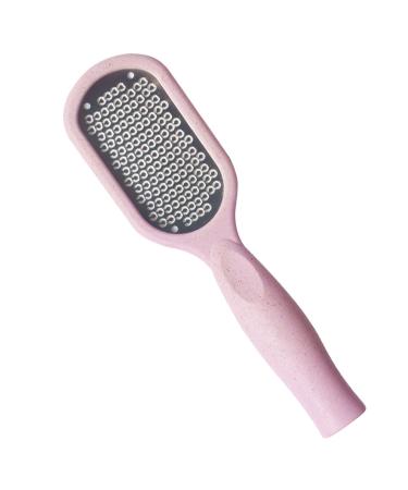 Foot File Stainless Steel Foot Files for Hard Skin Reusable Dead Skin Remover Foot Scraper Hard Skin Remover Foot File Foot Pedicure Tool for Dead Skin Hard Skin and Pedicure (Pink)