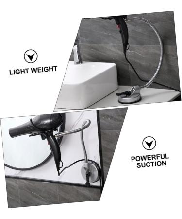 FOMIYES Hair Dryer Stand Hair Dryer Holder Hair Dryer Desktop Organizer Rotating Hair Dryer Bracket Storage - Buy Online on GoSupps.com