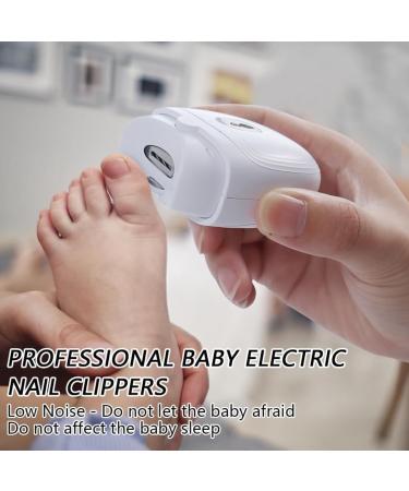 GUIJIALY Electric Nail Clipper Portable Automatic Nail Clippers for Adults Electric Nail Clippers White - Buy Online on GoSupps.com