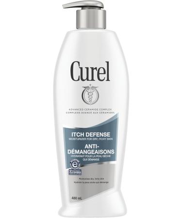 Curel Itch Defense Calming Moisturizer Set Body Lotion with Advanced Ceramide Complex Pro-Vitamin B5 Shea Butter for Dry Itchy Skin (Pack of 2) 480 mL x2 - Buy Online on GoSupps.com