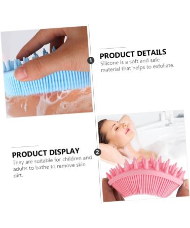 Frcolor Silicone Shampoo Brush for Kids | Scalp Circulation & Peeling Shower Headwear - Buy Online on GoSupps.com