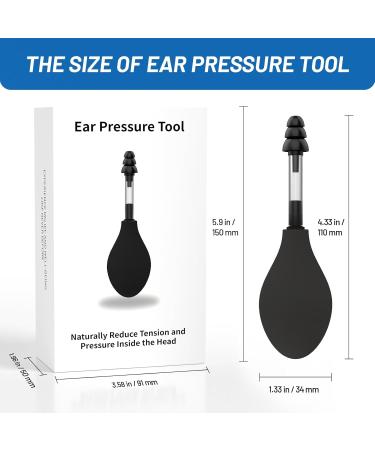 Ear Pressure Relief Suction Device - Instant Inner Ear Tension Relief for Migraines Tinnitus and Travel Discomfort | Safe Portable and Effective Ear Wax Removal Tool (1-Pack) - Buy Online on GoSupps.com