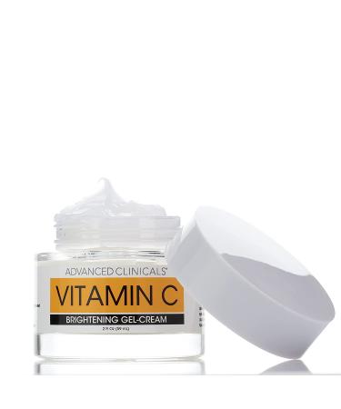 Advanced Clinicals Vitamin C Body Cream + Potent Vitamin C Face Lotion Brightening Skin Care Set  Anti Aging Dry Skin Rescue Creams Target Dry Skin  Sun Damaged Skin  Wrinkles  & Dark Spots  2-PC Set Face + Body Cream (2-P - Buy Online on GoSupps.com