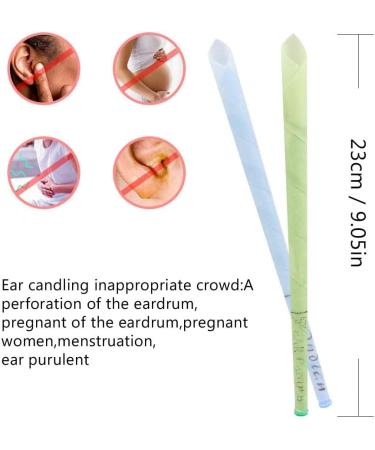 Organic Ear Candles Kit - 16 Pieces Hopi Ear Candles for Relaxation & Ear Care | Aromatherapy & Natural Ear Cleaning - Buy Online on GoSupps.com