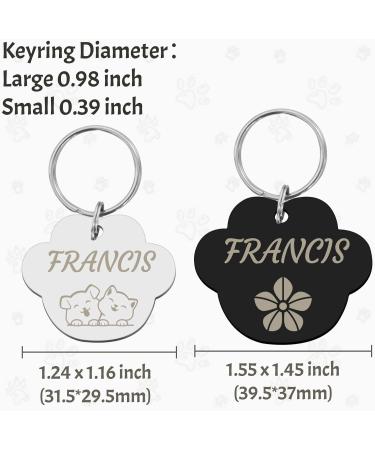 Personalized Engraved Dog Tags | Custom Stainless Steel Pet ID Badges for Dogs & Cats - Various Shapes & Styles - Buy Online on GoSupps.com