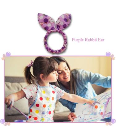 20pcs Toddler Girls Baby Hair Ties with Rabbit Ear Chiffon Scrunchies Ponytail Holders - Cute Mix - Buy Online on GoSupps.com
