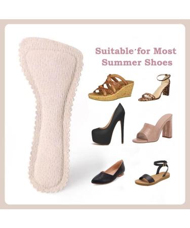 Pigskin High Heel Cushion Inserts for Women - 3/4 Invisible Self-Adhesive Insoles for Dress Shoes Sandals & Boots - Arch Support Anti-Slip Ultra-Absorbent - Apricot (Size 8-9 - Buy Online on GoSupps.com