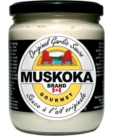 Muskoka Brand Gourmet Original Garlic Sauce 500ml (Pack of 2) - Buy Online on GoSupps.com