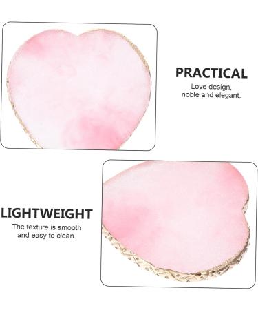 SOIMISS Palette de M lange en R sine de C ur Taille Moyenne pour Manucure et Maquillage Professionnel ou Personnel Outil Multifonction pour Nail Art et Pr sentation de Couleurs Roses - Buy Online on GoSupps.com