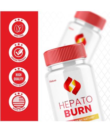 Hepato Burn Capsules - HepatoBurn Supplement Pills Advanced Formula Wait Premium Blend All Natural Loss Support for Men Women Hepataburn Reviews Maximum Strength Burner Health Wellness (60 Capsules) - Buy Online on GoSupps.com