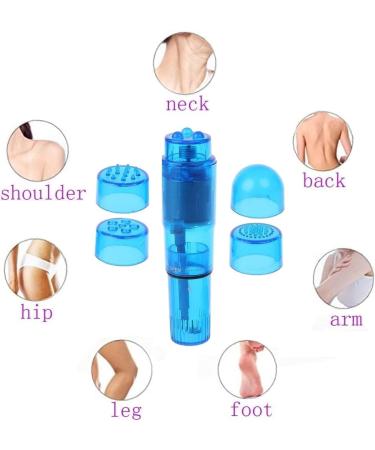 Finever Mini Beauty Facial Massage Toy - Portable Travel Massager for Face, Head, and Eyes (Blue) | 1 Pack - Buy Online on GoSupps.com