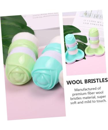 1pc Face Brush for Deep Cleansing - Manual Facial Massage & Scrub Brush with Loofah Rack - Perfect for All Skin Types - Buy Online on GoSupps.com