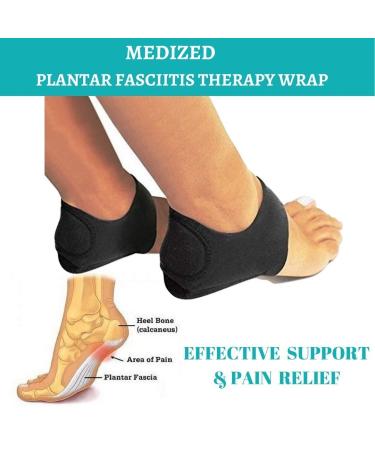 MEDIZED Plantar Fasciitis Relief Combo Pack - Arch Support Brace, Socks, Inserts, Insole, Orthotic for Heel and Arch Support - Buy Online on GoSupps.com