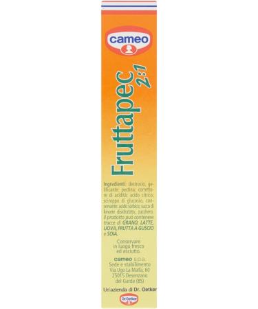 3 x Cameo Fruttapec Gusto Equilibrato prepared for homemade jam 75 g (contains 3 bags of 25 g) - Buy Online on GoSupps.com